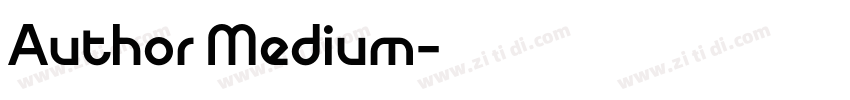 Author Medium字体转换